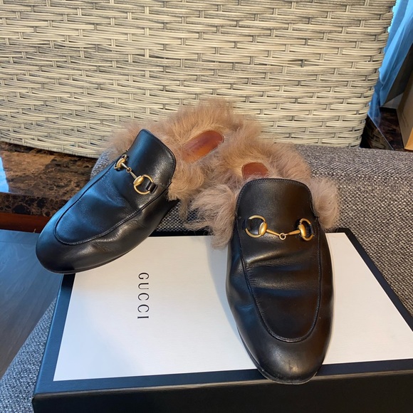 Preowned authentic gucci fur loafer size 39Women - Picture 11 of 13